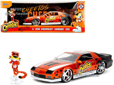 1985 CHEVROLET CAMARO Z/28 & CHESTER CHEETAH FIGURE "CHEETOS" 1/24 JADA 34384 - Chicano Spot